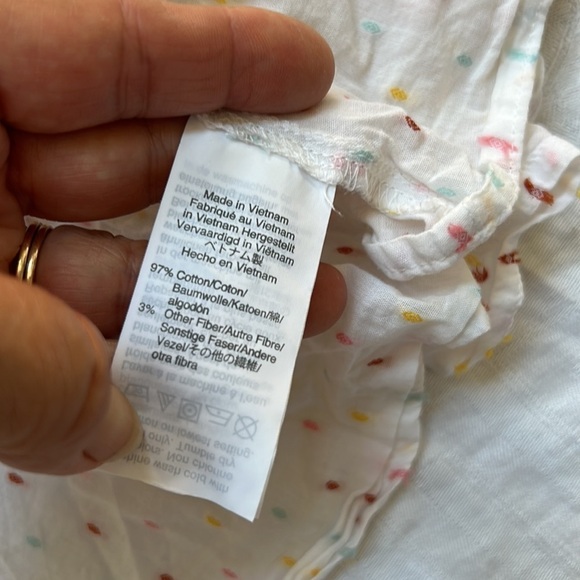 Madewell Rainbow Clip Dot Cover Up - Picture 6 of 10